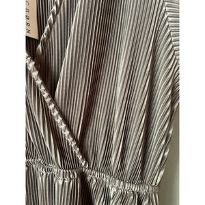Baltic Born Silver Ribbed Maxi Dress Size Small NWT